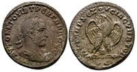 Billon tetradrachm of Trebonianus Gallus (251-253 AD), 252 AD, Antiochia ad Orotem, Roman Provincial issue (Pleur 679)