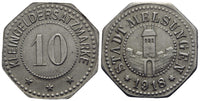Notgeld (Emergency money) - Iron 10 pfennig, 1918, Melsungen, Germany