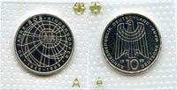 Germany - proof silver 10 marks in the original sealed mint packet - 2001-A (Berlin) - 50 years of SOS