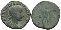 AE Sestertius of Gordian III (138-244 AD), Rome Mint, Roman Empire - VIRTVS