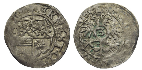 Silver 3-kreutzer, Count Philipp (1602-1631), dated 1617, Solms-Lich, Germany