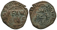 Copper half-follaro, William (Guglielmo) II (1166-1189), Norman Kingdom of Sicily