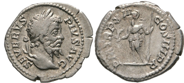 Silver denarius of Septimius Severus (193-211 AD), Rome mint, Roman Empire