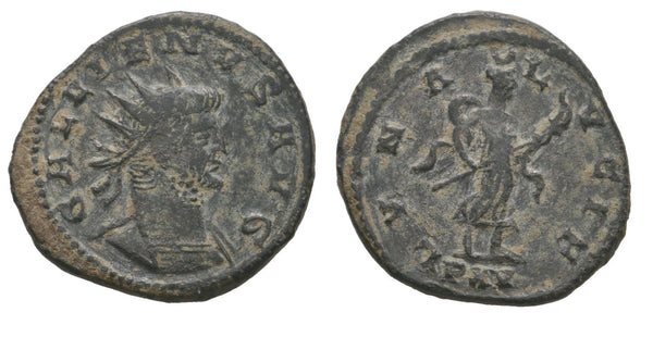 Billon antoninianus of Gallienus (253-268 AD), Antioch mint, Roman Empire - LVNA LVCIF