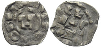 Silver denar, Emperors Henry (Heinrich) III to V, minted between 1039-1125 AD in Lucca, Italy