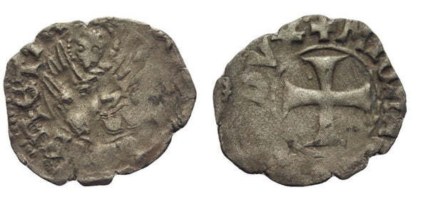 Silver denier (tornesello) of Doge Michele Steno (1400-1413), Venice, Italy