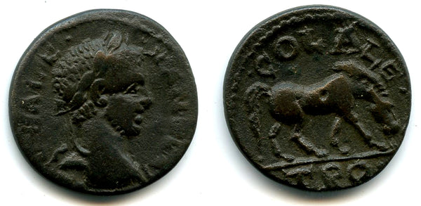 Very nice AE25 of Alexander Severus (222-235 AD), Alexandria in Troas, Roman Provincial issue (Bellinger A339 var)