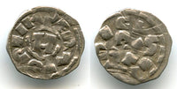 High quality silver denar, Emperors Henry (Heinrich) III to V, minted between 1039-1125 AD in Lucca, Italy