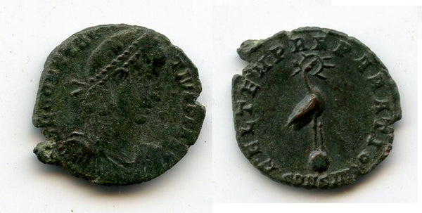 AE3 of Constantius II (337-61) w/phoenix, Constantinople, Roman Empire