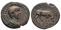 High quality AE21 of Valerian (253-260 AD), Alexandria Troas, Roman Provincial issue (Bellinger 436)