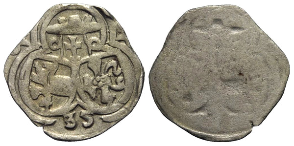 One-sided silver Einseitiger Zweier, 1535, Matthäus Lang von Wellenburg (1519-1540), Prince-Archbishop of Salzburg