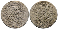 Silver groschen (3-kreuzer) naming Johan I (1569-1604) and the Holy Roman Emperor Rudolph II (1576-1612), dated 1599, County Palatine of Zweibrücken, Germany