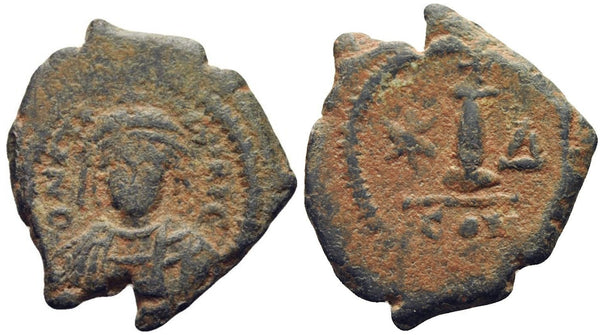 Pentanummium of Maurice Tiberius (582-602), Constantinople, Byzantine Empire