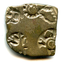 Nice silver drachm of Samprati (c. 216-207 BC), Mauryan Empire, India (G/H#574)