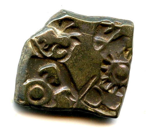 High quality AR drachm of Samprati (c.216-207 BCE), Mauryan Empire, India (G/H 574)