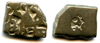 Silver drachm of Emperor Samprati (ca.216-207 BCE), Mauryan Empire, India (G/H#575)