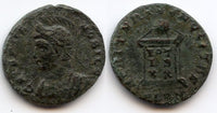 Nice BEATA TRANQVILITAS follis of Crispus (317-326 AD), London, Roman Empire