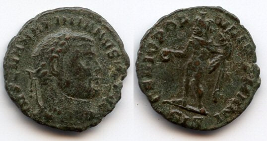 Quality 1/4 follis of Maximianus Herculius (286-305 AD), Siscia mint