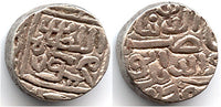 Light (64 ratti) silver tanka of Nasir al-Din Mahmud Shah I (1458-1511), Mustafabad mint, Gujarat