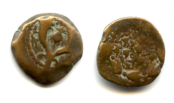 Bronze prutah of Alexander Jannaeus (103-76 BC), Hasmoneans, Judaea (F4)