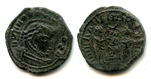 Barbarous VLPP follis, Suevi, Rugii, Goths, Middle Danube, c.320s, Migration Period