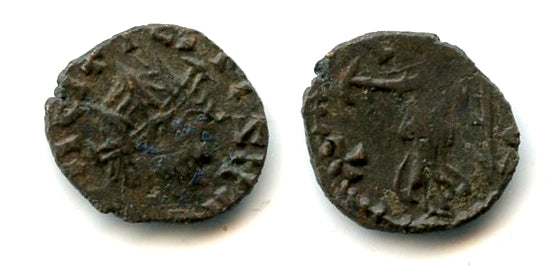 Interesting barbarous radiate of Tetricus II, c.270-280 AD, Roman Gaul
