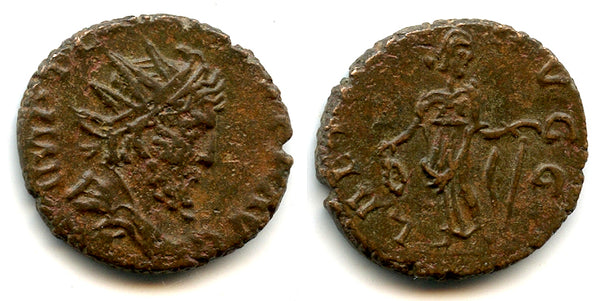 Barbarous LAETITIA antoninianus of Tetricus I, c.270-280 AD, Roman Gaul