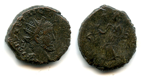 Heavy ancient barbarous radiate (ca.270-280 AD), Pax type, Roman Gaul