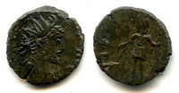 Barbarous VIRTVS antoninianus of Tetricus I, c.270-280 AD, Roman Gaul