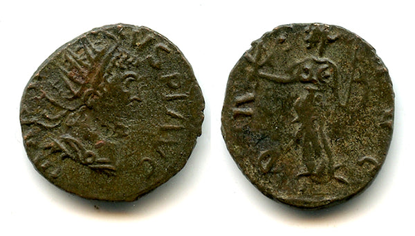 Very nice ancient barbarous radiate (ca.270-280 AD), Pax type, Roman Gaul