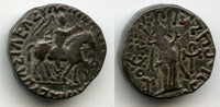 Scarce billon tetradrachm, Aspavarma (c.15-45 CE), Arpacarajas, Indo-Scythians
