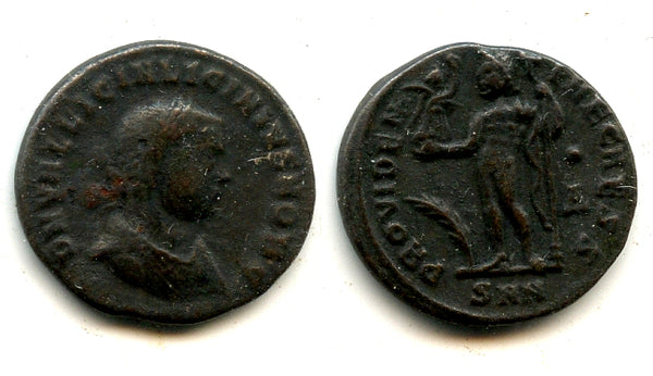 Bronze follis of Licinius II (317-324 CE), Nicomedia, Roman Empire (RIC 34delta)