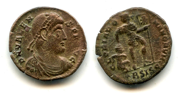 GLORIA ROMANORVM, AE3 of Valens (364-378), Siscia, Roman Empire