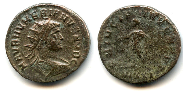 AE antoninianus of Numerian as Caesar (282-283 AD), Ticinum, Roman Empire