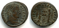Very rare (R5) VLPP follis of Licinius I (308-324 AD), Siscia mint, Roman Empire (RIC 86)