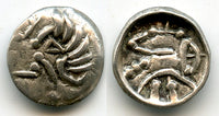 Quality silver obol, unknown King, Samarqand, c.100-400 AD, Soghdiana, Central Asia