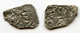 Scarce silver 1/2 vimshatika, Kasala Janapada, c.600-470 BC, India (Rajgor-1052)