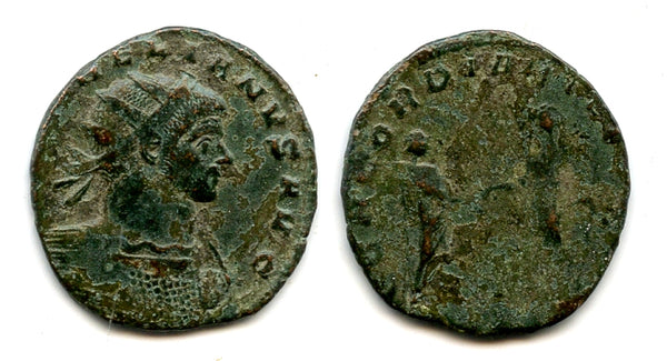 Bronze antoninianus of Aurelian (270-275 AD), Roman Empire