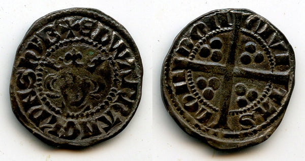 Silver penny, Edward I (1272-1307), London mint, England (Class 10)