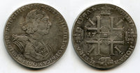 Modern electrotype forgery - ruble of Peter I (1682-1725), Russia