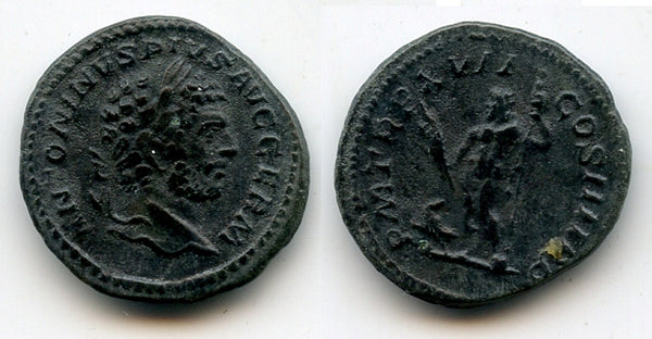 Very nice limes denarius of Caracalla (198-217), Roman Empire