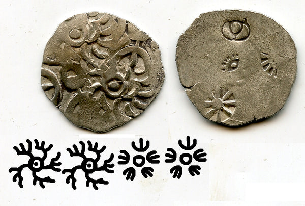 Early AR vimshatika, independent Kashi Janapada (c.600-525 BC), India (R-)