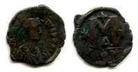 Nice large follis of Anastasius (491-518 CE), Constantinople, Byzantine Empire