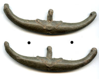 Scarce large tin boat-money, c.1400-1700s, primitive coinage of Malaysia