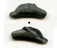 Ancient AE23 dolphin-shaped coin, Olbia, Sarmatia, 500-350 BC, Greece