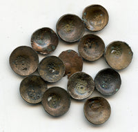 Lot of 13 billon "horse-head" obols, pre-Islamic Samarqand, c.600 AD