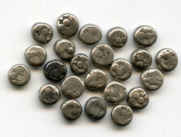 Lot of 23 silver hemidrachms, Ramachandra (1271-1309), Yadavas of Devagiri, India
