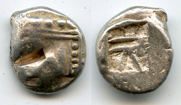Archaic silver stater (prow left), Phaselis in Caria, c.530-500 BC, Ancient Greece