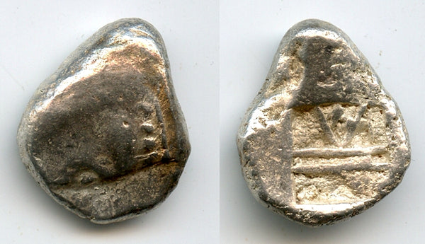 Archaic silver stater (prow left), Phaselis in Caria, c.530-500 BC, Ancient Greece