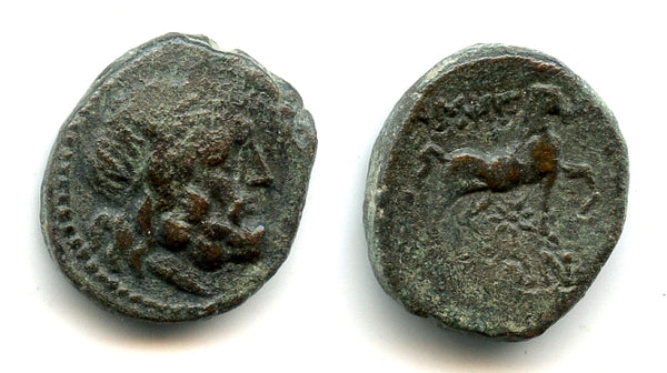 AE18 from Amphipolis, ca. 148-132 BC, Macedonian Kingdom